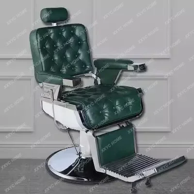 

AAMen's Retro Oil Head Chair Парикмахерская Специально можно поставить кожу головы и бритье