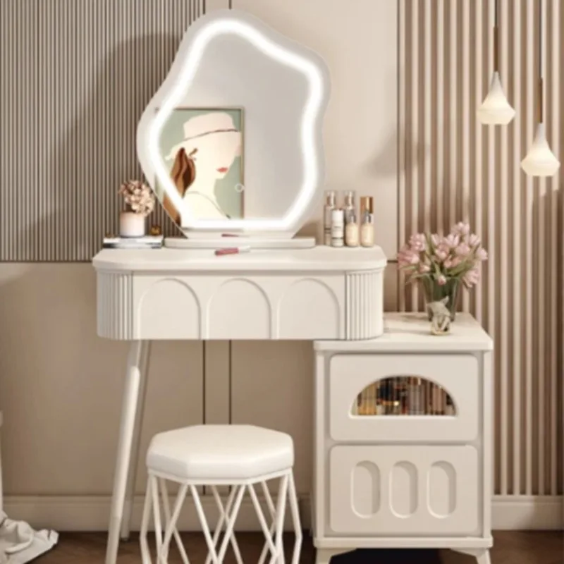 

Kids Luxury Dressing Table Organizer White Modern Cosmetic Dressing Table Jewelry European Coiffeuse De Chambre Furnitures