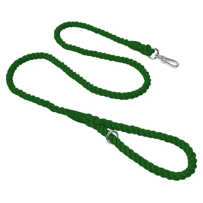 

Dog Leashes Heavy Duty Puppy Leashes 5 Feet Sturdy Rope Leashes Walking Reusable Multifunctional Dog Training Thick Leashes For