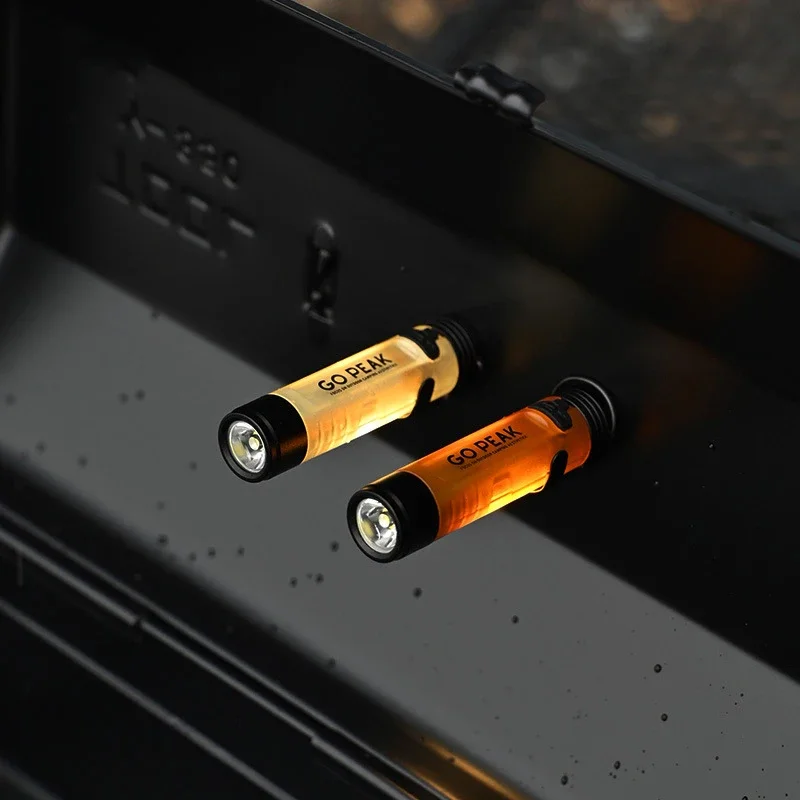 1 قطعة مصباح يدوي صغير للجيب في الهواء الطلق مفتاح كليب غطاء المحيطة Led التحمل الطويل الكوارث الإغاثة الطوارئ 5050 ضوء صغير #2