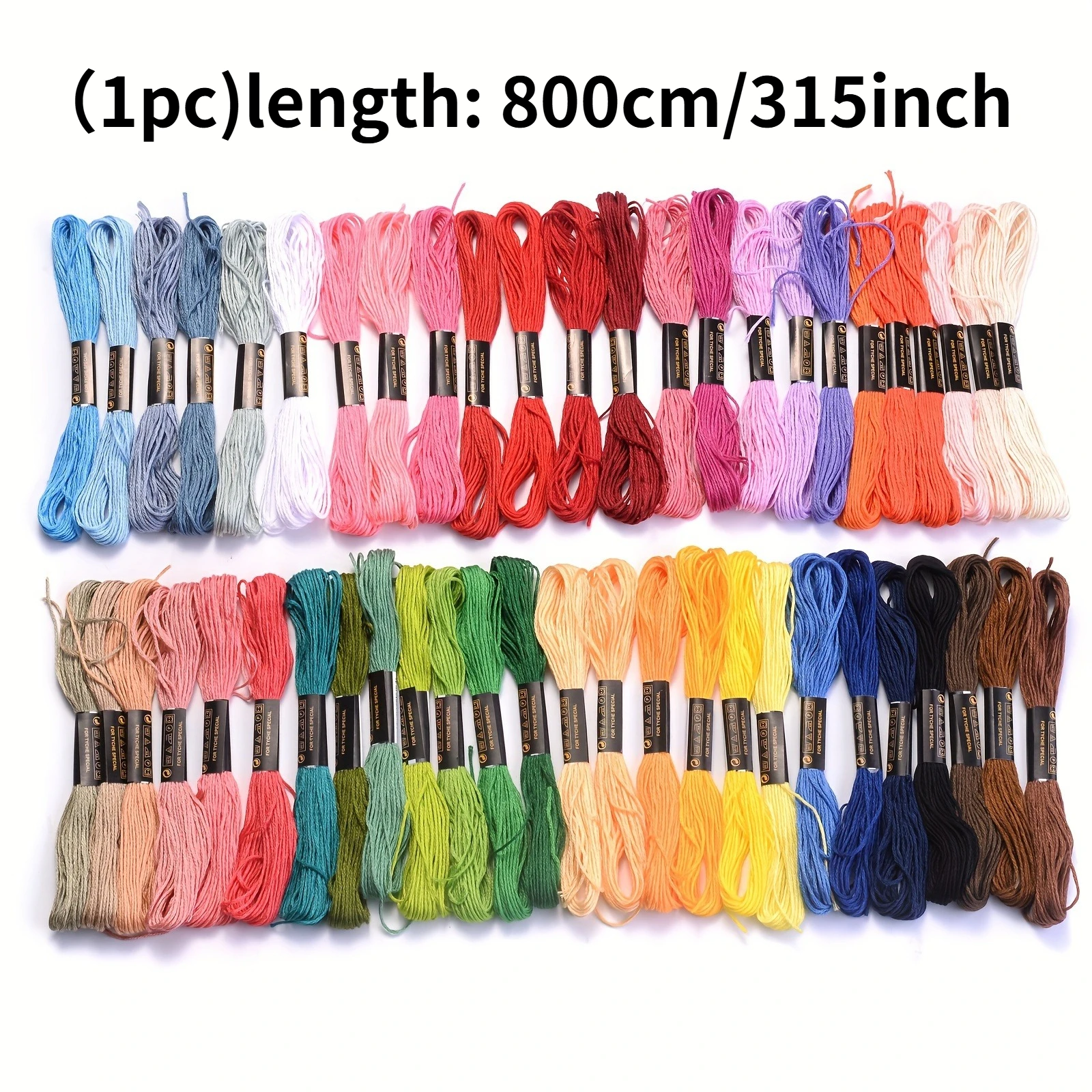 iYOE 50 Skeins Rainbow Color E - Embroidery Floss ulasan dan harga