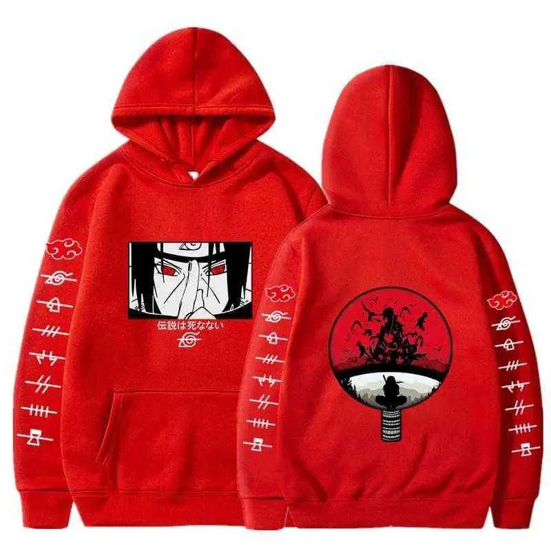 Itachi sweat à capuche Anime sweat Uzumaki Akatsuki Sakura Kakashi Sasuke Hinata Hyuga Harajuku sweats hommes femmes vêtements