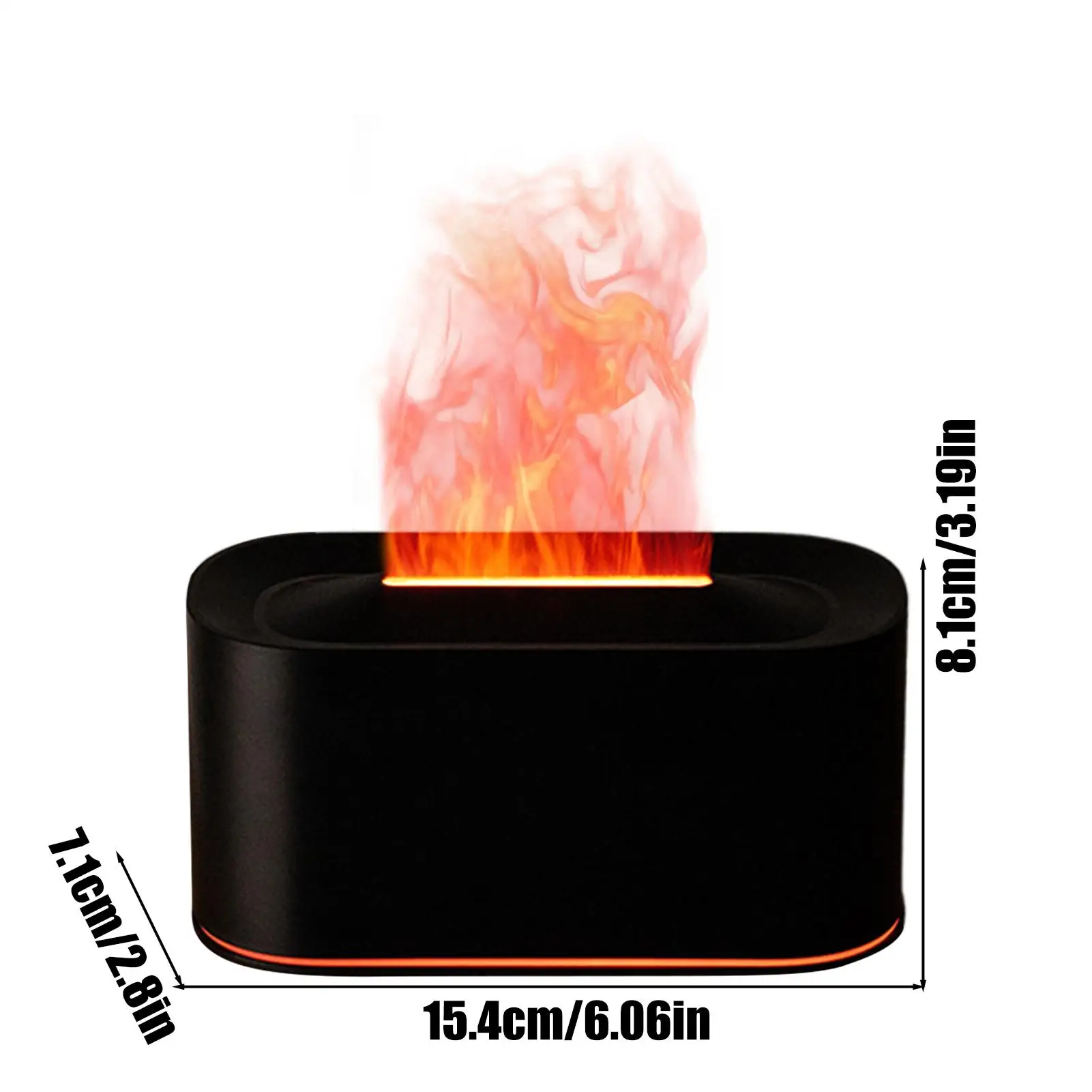 لهب موزع الهواء 220 مللي جهاز رائحة مع 7 أضواء الموقد الروائح الناشر لأصحاب المنزل شقة غرفة المعيشة
