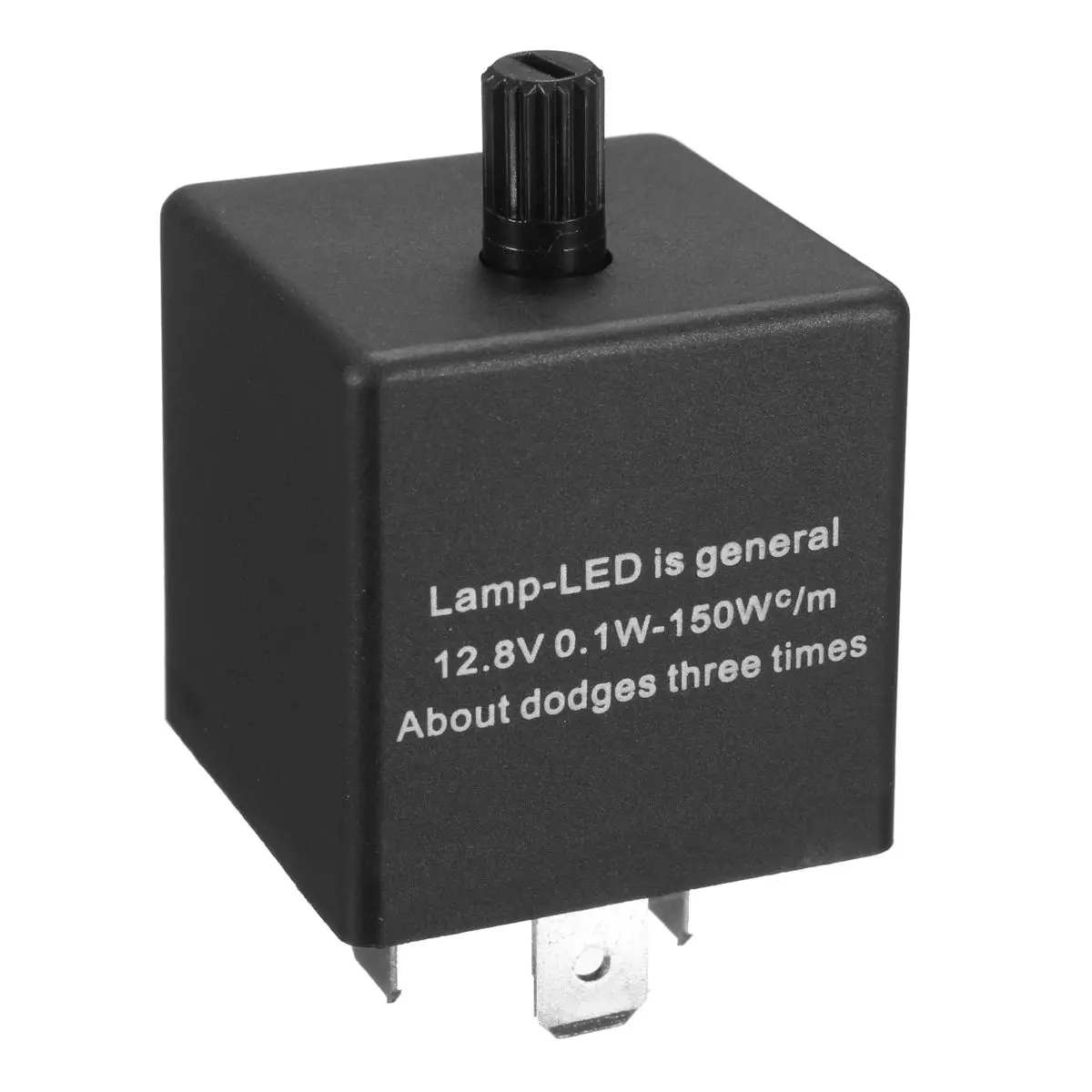 รีเลย์กะพริบสัญญาณรถ LED สามารถปรับได้แบบ3ขา12V สำหรับไฟส่งสัญญาณสัญญาณเลี้ยว