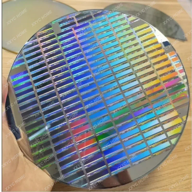 

Semiconductor Silicon Wafer 12 inch CPU Wafer Silicon Science Technology Pendulum Piece Birthday Gift Photoetching Circuit Chip