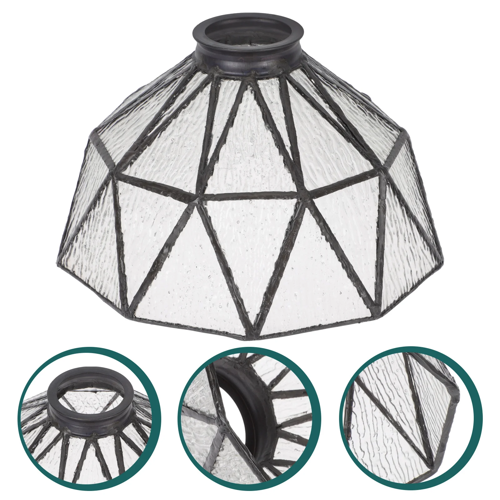 

Glass Pendant Light Shade Decorative Ceiling Light Shade Vintage Style Replacement Lamp Cover Lampshades for Pendant Lamp