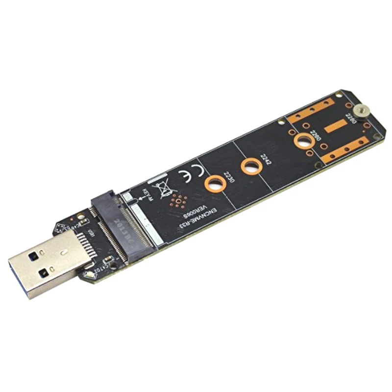 NVME USB Adapter M.2 NVMe to USB 3.1 SSD Adapter 10Gbps USB3.1 Gen 2 RTL9210 Chips For M Key M2 NVMe 2230 2242 2260 2280 M.2 SSD