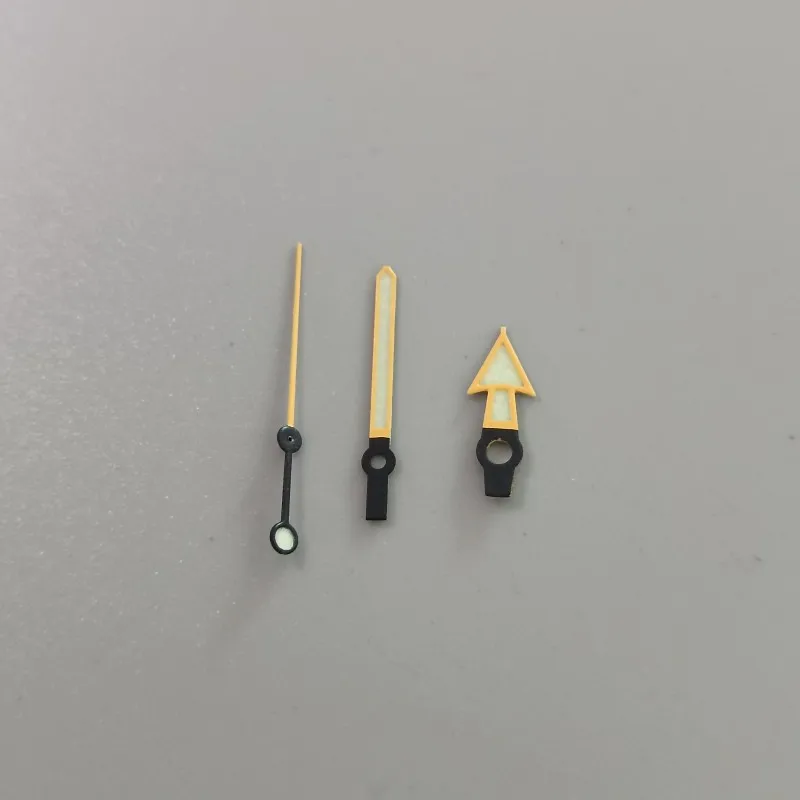 Accessories Yellow Watch Hands Modified Three Hands Suitable For NH35 NH36 Automatic Movement Green Luminous