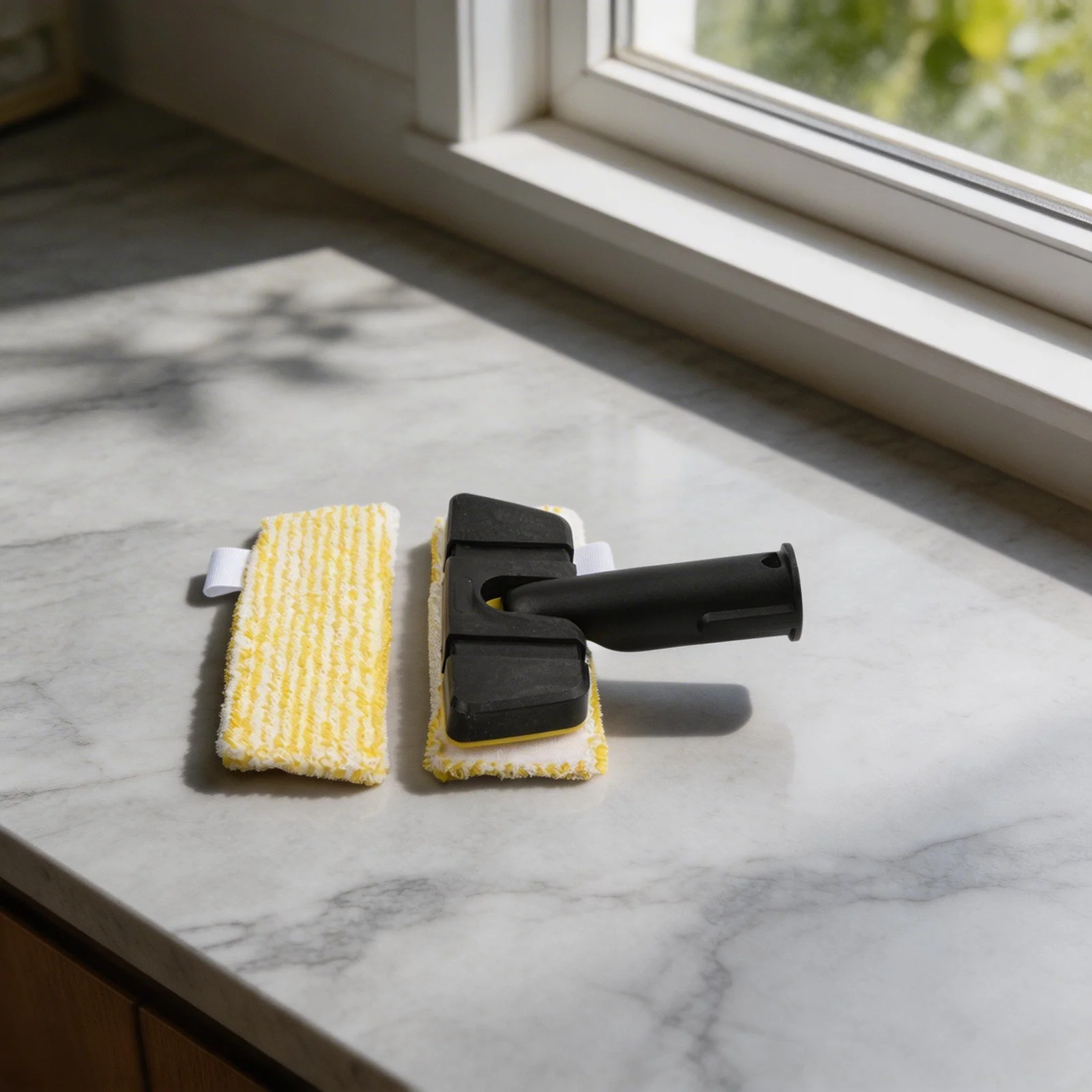 2pcs Hand Brush And Steam Cloth Set For Karcher SC1 SC2 SC3 SC4 SC5 Steam Cleaner Floor Hardwood Cleaning Accessories