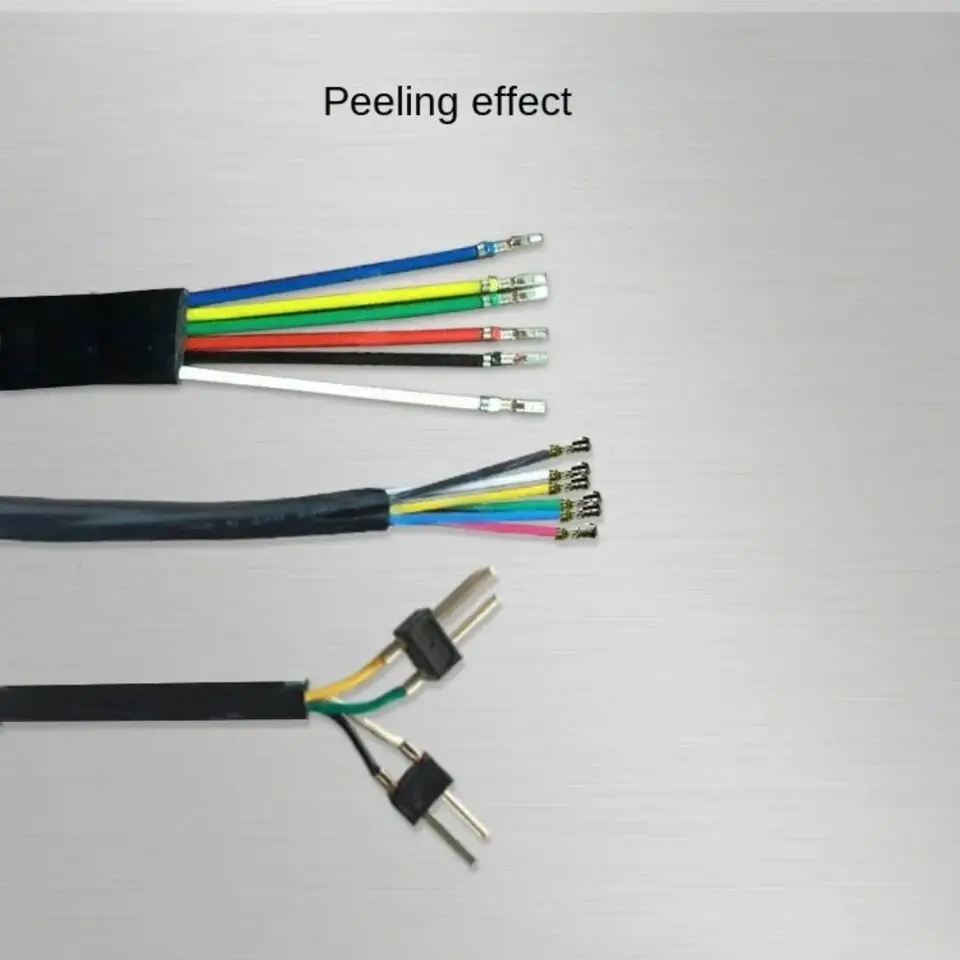 Machine à dénuder et à battre les bornes de fils, gaine intégrée, multi-conducteurs