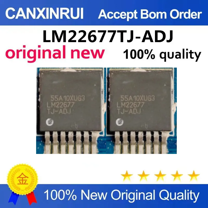 (5-100piezas) imported original LM22677TJ-ADJ LM22677 encapsulated T0263 power chip can be shot directly
