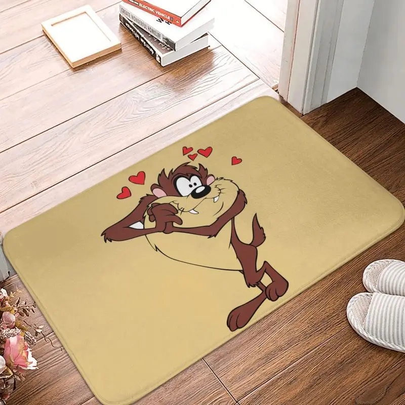 Tasmanian Devil Front Door Floor Entrance Mat Outdoor Taz Cartoon Comic Bathroom Kitchen Doormat Bedroom Carpet Rug