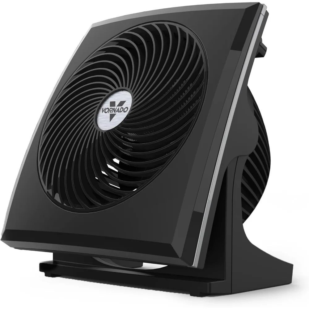 

Whole Room Air Ciruclator Fan with Pivoting Head, Black,A removable grille makes cleaning the a breeze,POWERFUL VORTEX ACTION