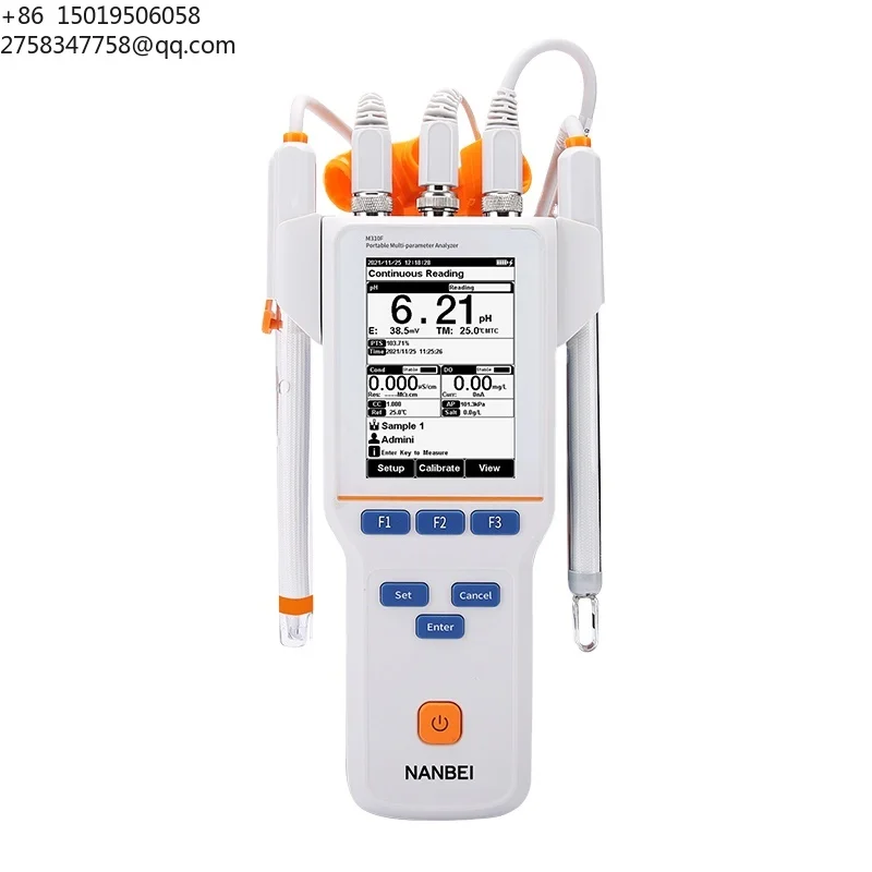 Multiparameter Sensor ph Orp Conductivity TDS Resistivity Temperature 6 in 1 Water Quality Anal=yzer Meter
