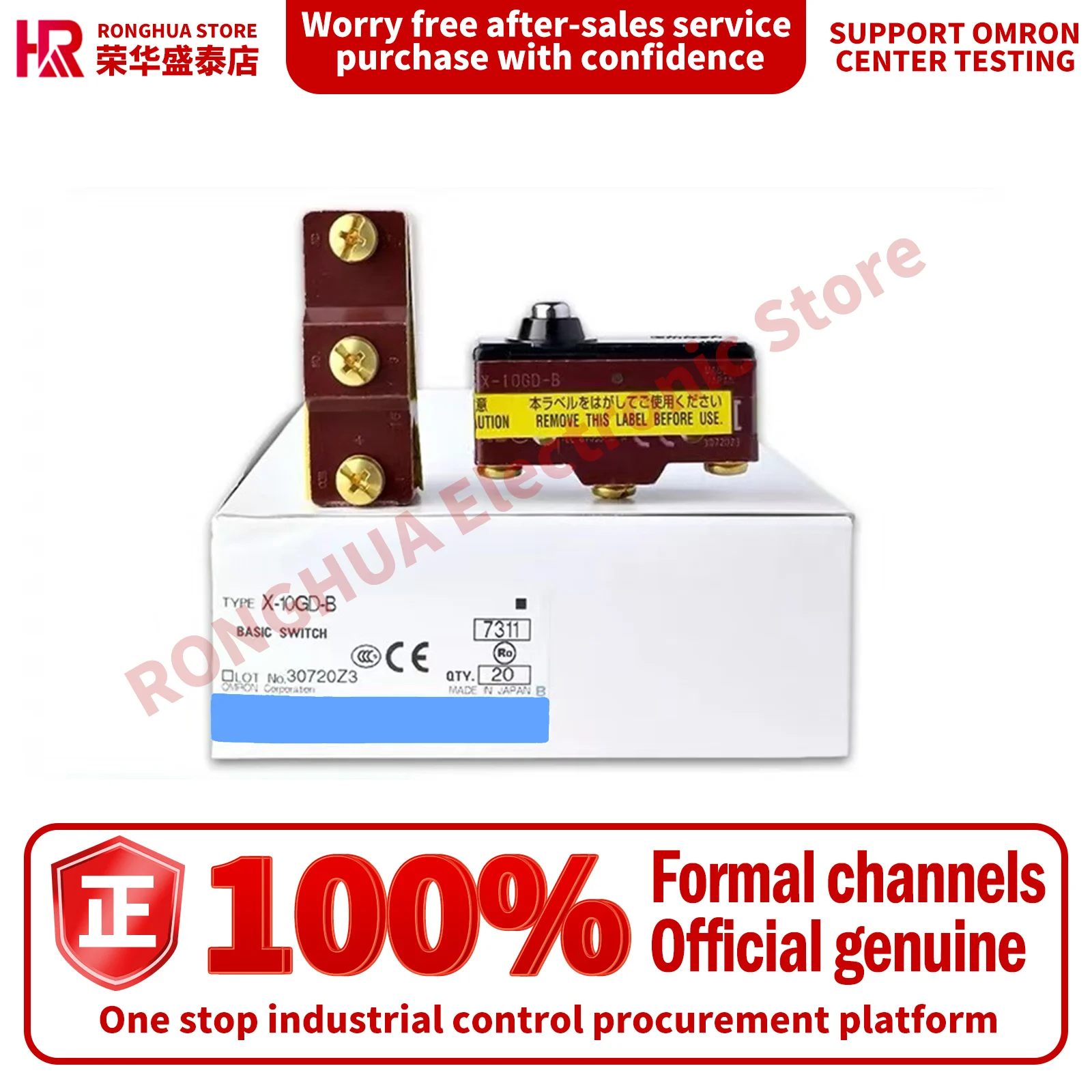 

100% Original New Mitsubishi elevator parts brake detection switch X-10GD-B