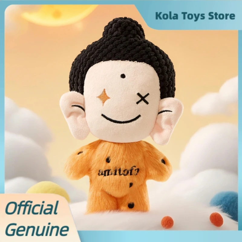 정품 Amitofo Love Yourself 시리즈 플러시 펜던트 블라인드 박스 귀여운 가방 펜던트 인형 미스터리 박스 수집 장난감 생일 선물