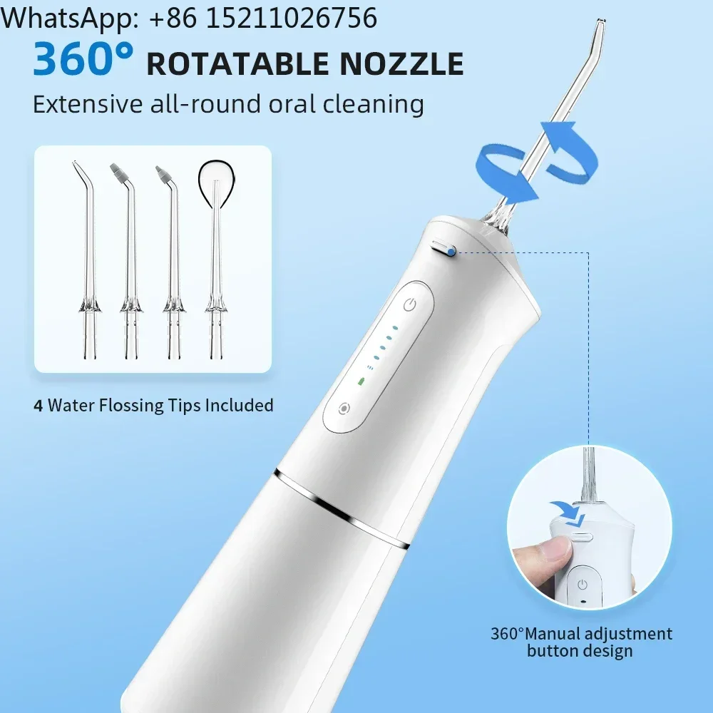 New Arrival High Pressure Dentist Care Portable Teeth Jet Electronic Hydro Flosser teeth Water Irrigator For Teeth Cleaning