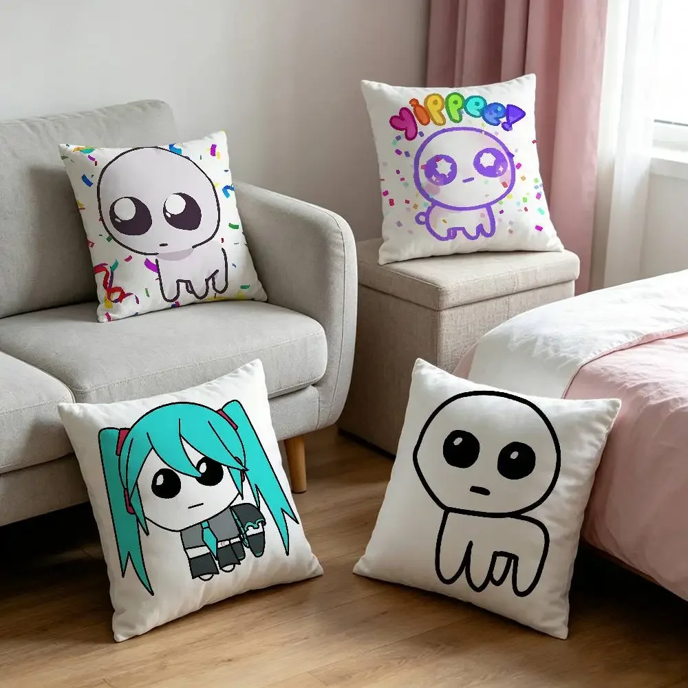 Tbh Creature Autism Customizable Square Pillowcases, Stylish And Soft, Perfect For Beds, Cars, And Sofas.