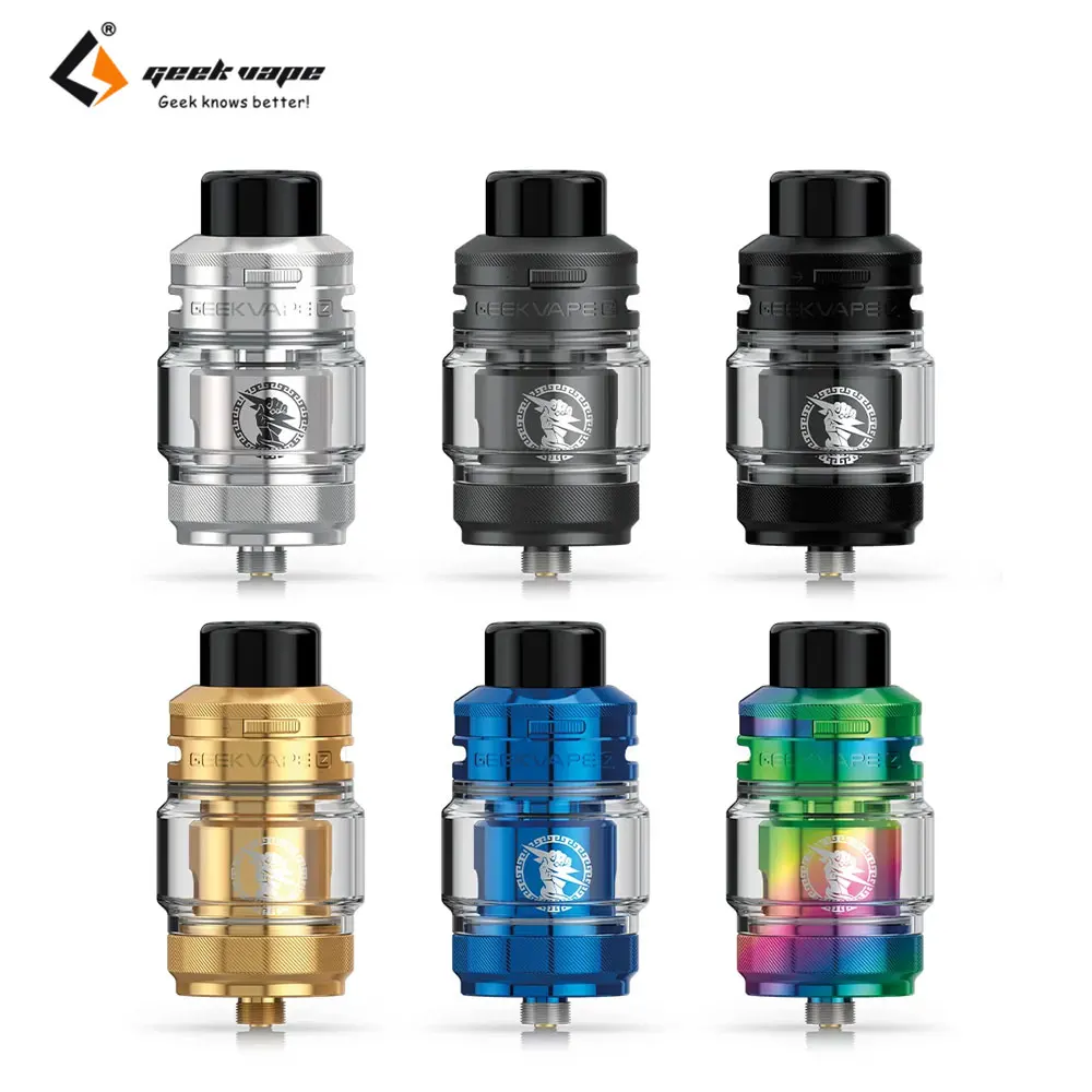 

Original GeekVape Z Sub Ohm SE Tank 5.5ml Top Filling Vaporizer Fit Z Coil 810 Drip Tip Leak-proof Electronic Cigarette Atomizer