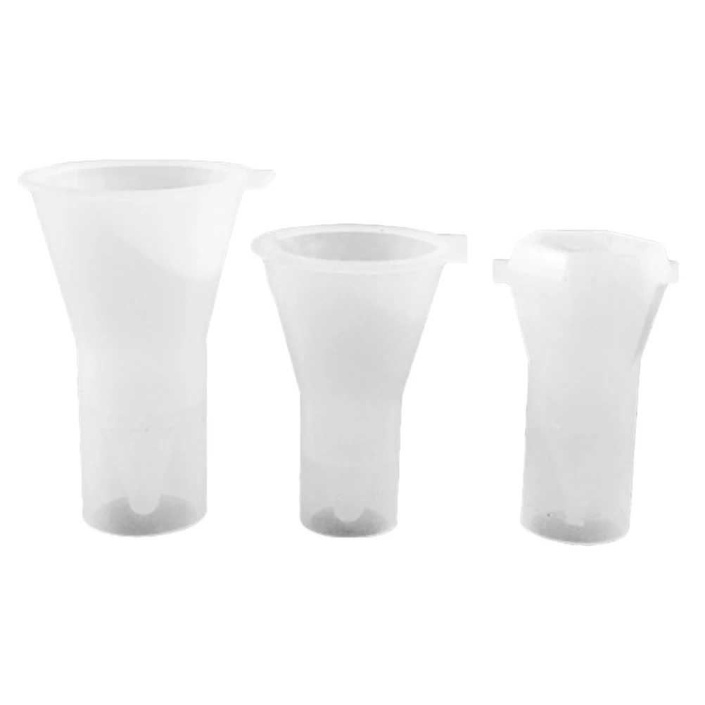 

3 Pcs Ring Holder Mold Decorative Pendants Jewelry Casting Silicone DIY Craft Tool Handmade Accessories Cone Shaped Ornaments