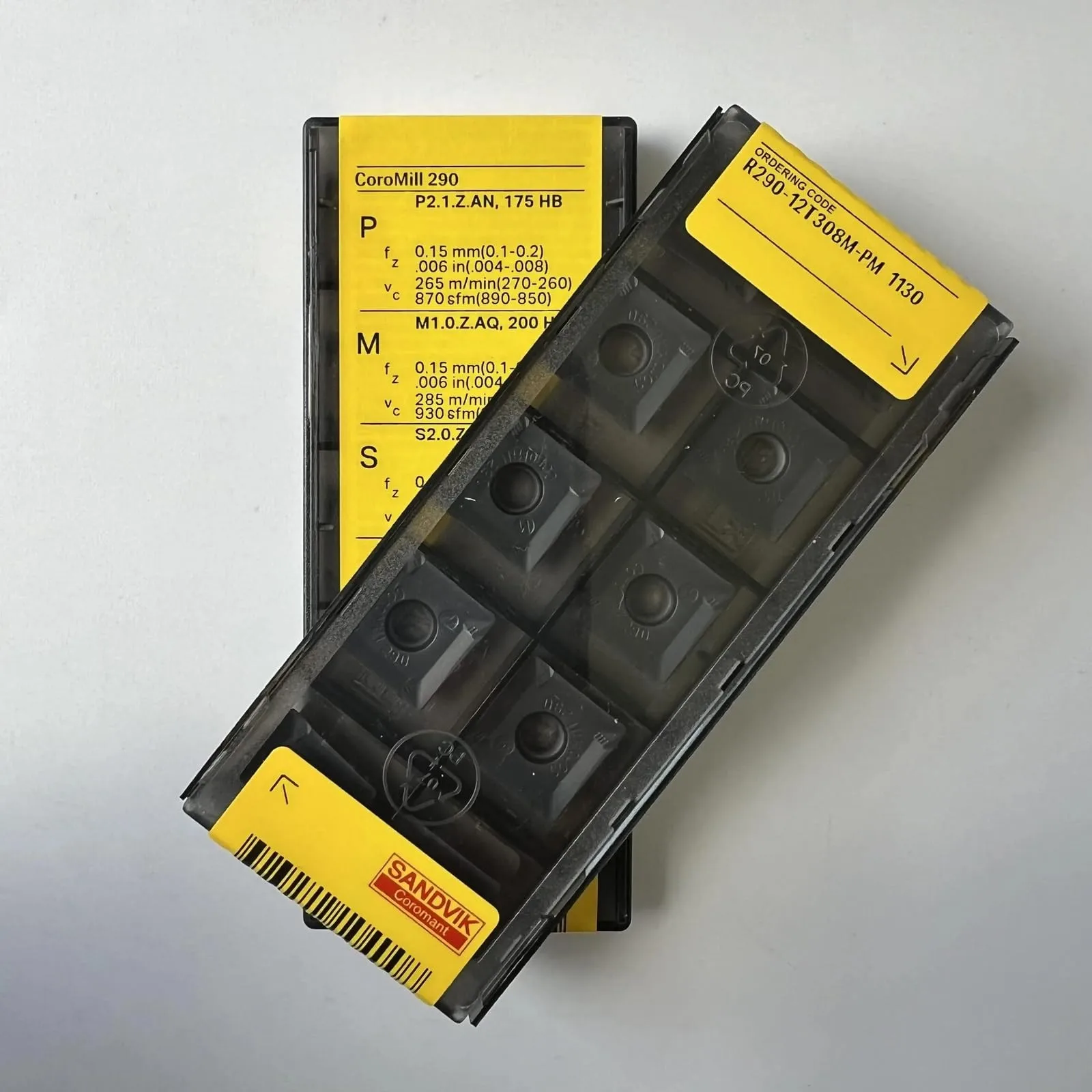 Оригинальный SANDVIK/R290-12T308M-PM 1130, лезвие из твердого сплава с ЧПУ, 10 шт.