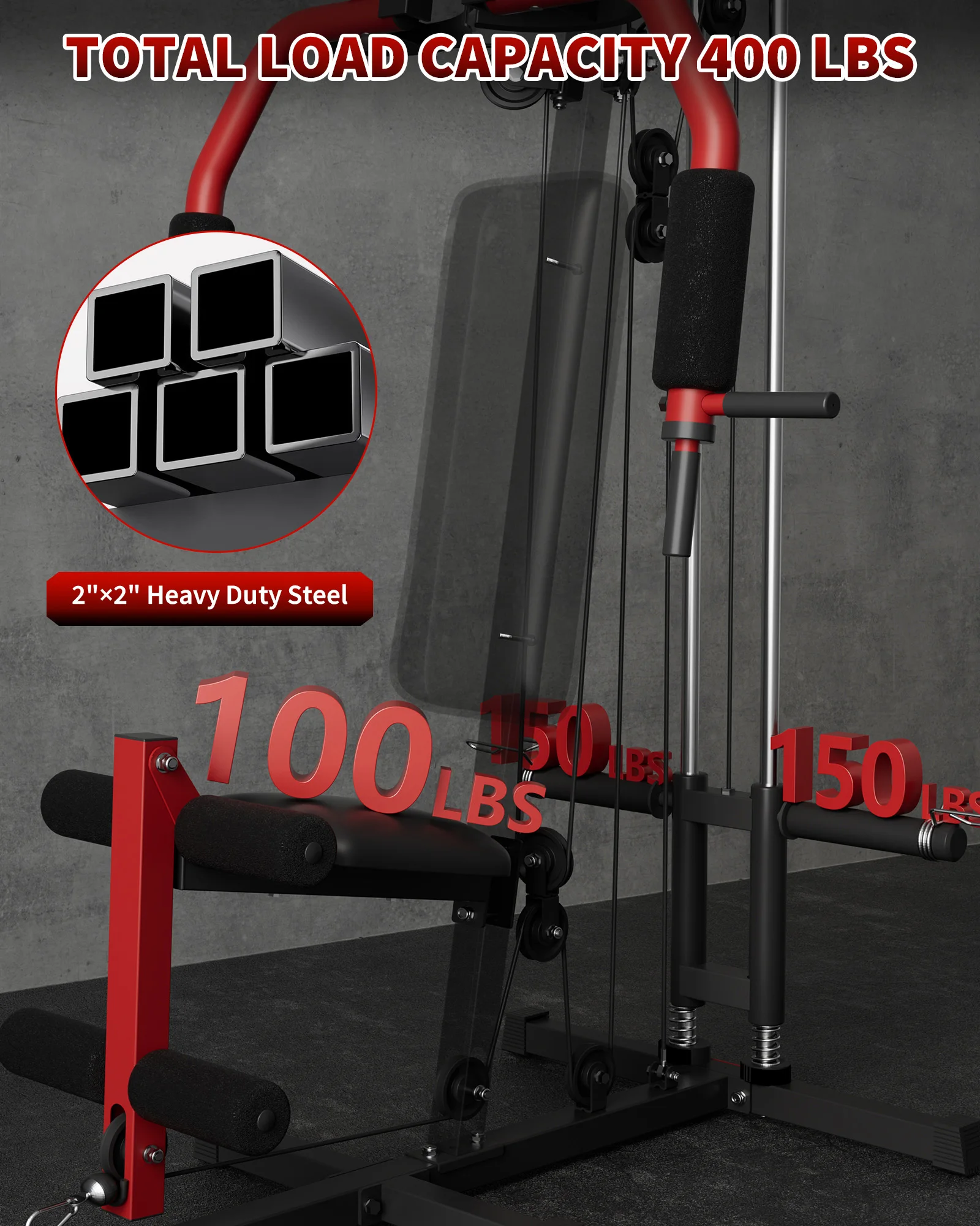 5-In-1 Multifunctional Home Gy - огляд і ціна Home Gym Leg Extension Machine