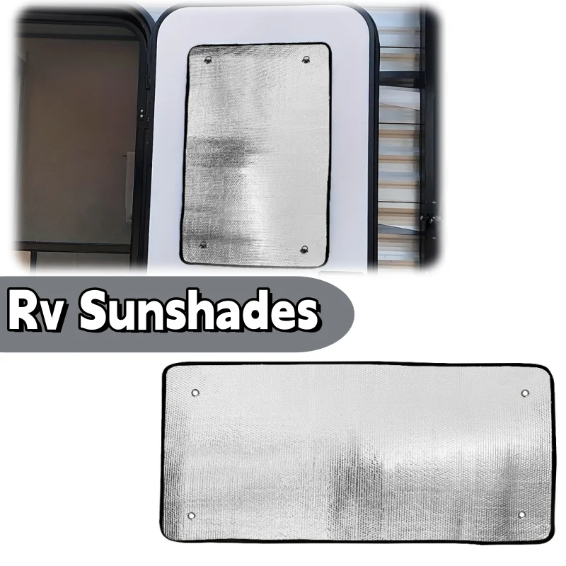 1PC Rv Sunshades 41x64cm Skylight Sun Shade Reflective Window Shade Sun Uv Protection Cover Camper Car Interior Accessories