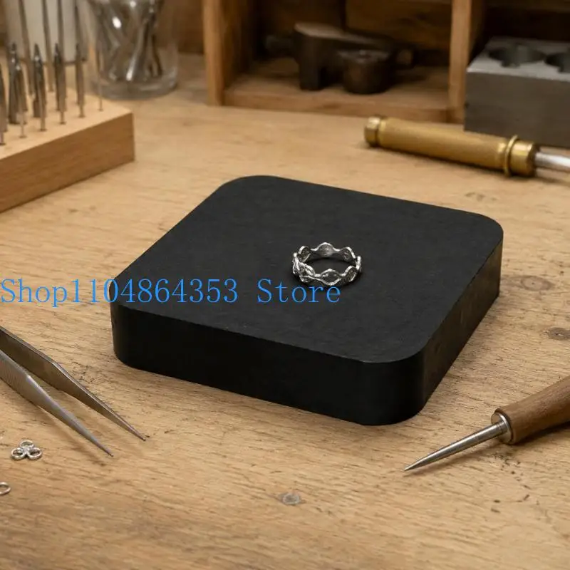 652F Jewelry Work Pad for Rings, Earrings, and Pendants, with a Resilient Rubber Base for Hammering, Forming, and Detailed