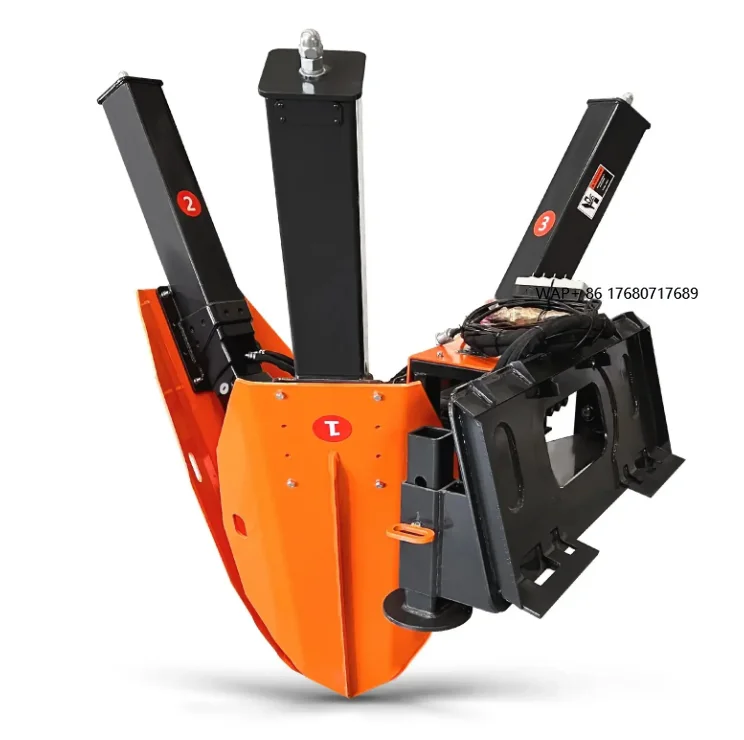 Four-Blade Hydraulic Tree Spade Transplanter for Wheel Loader