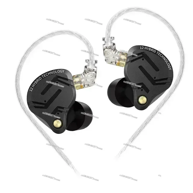 

ZS12 PRO X Earphones Metal 1DD+5BA Hybrid HIFI Bass in Ear Monitor Headphone Music IEM Sport Noise Cancelling Headset