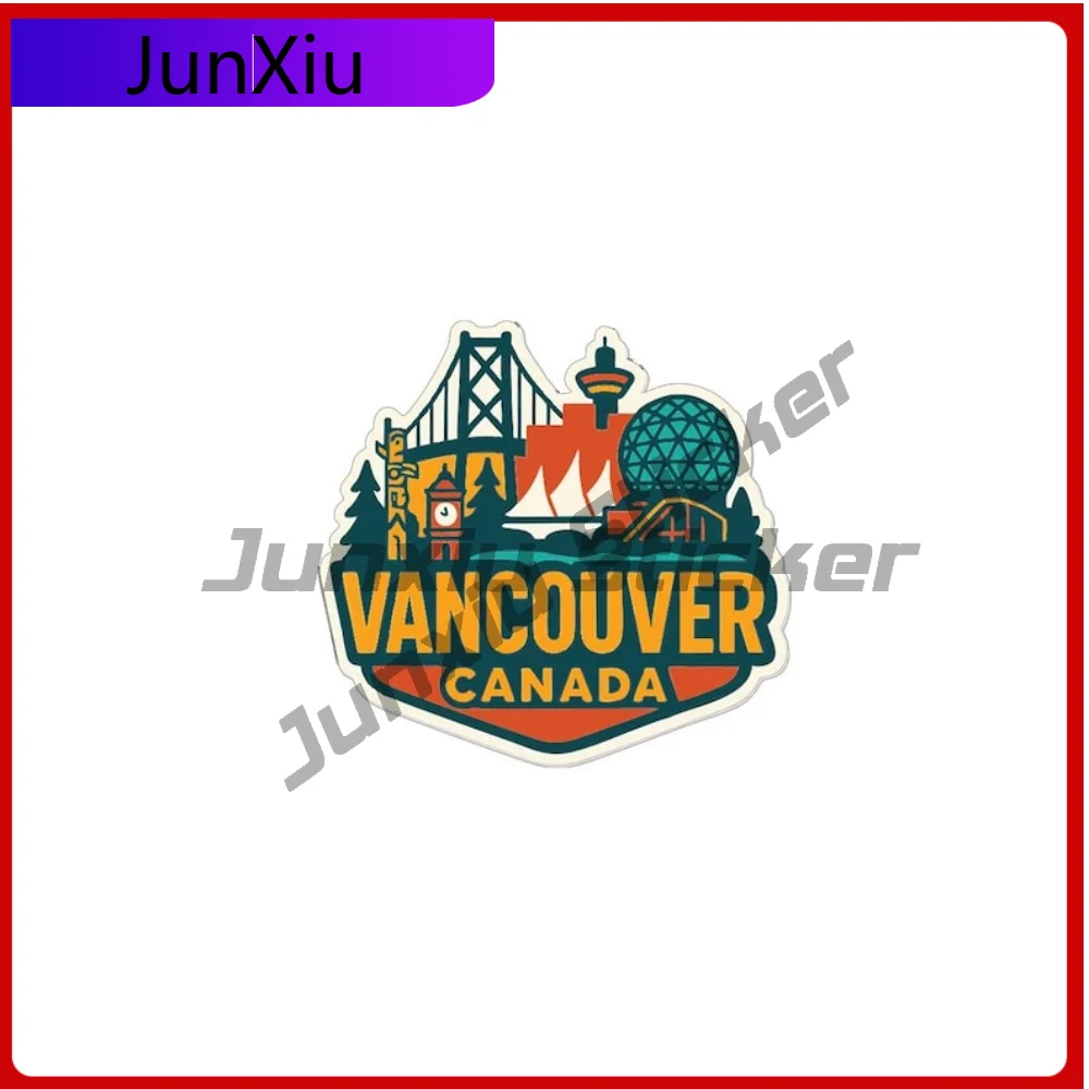 

Vancouver Canada Vacation Sticker Vinyl Decal Waterproof Occlusion Scratch Accessories Cup Decals Waterproof V125 Motorcycle Suv