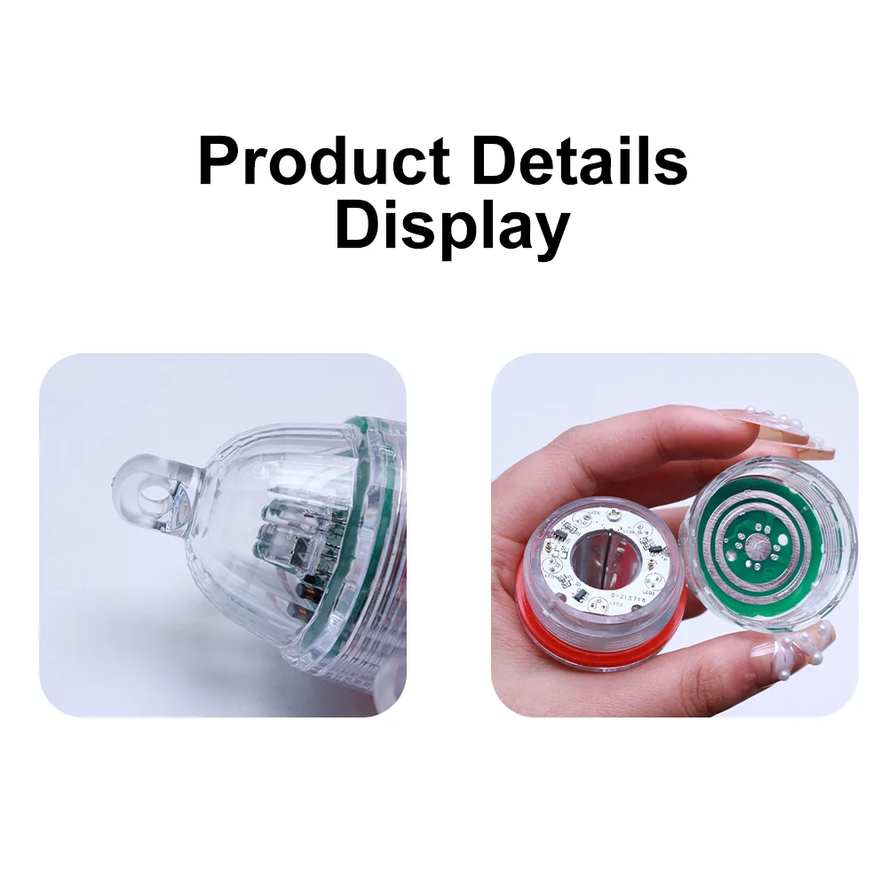 Deep Sea Bottom Fish LED Fishing Light Underwater Night Lamp Multicolor Flash Bait Illuminator for Enhanced Fishing Experience