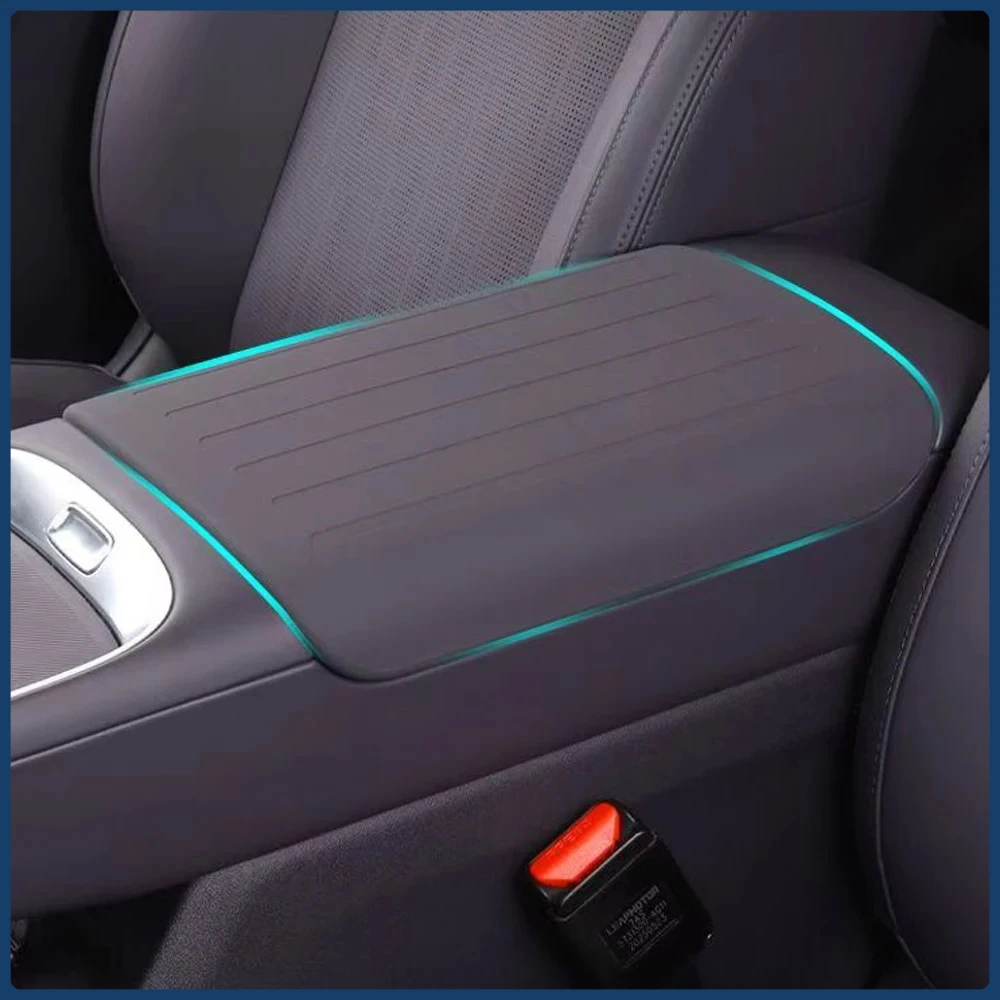 Car Front Armrest Storage Box Protective Cover Silica Gel Auto Parts For Leapmotor B10 B01