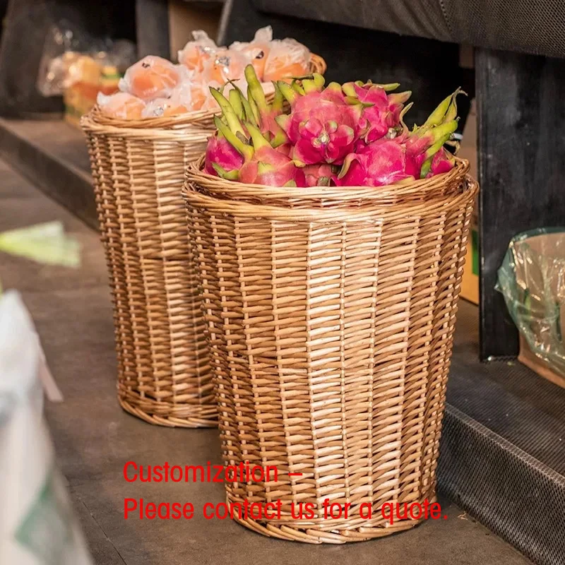 

custom.Plastic Rattan Woven Light Duty Pre-Assembled Display Rack Home Office Outdoor Use