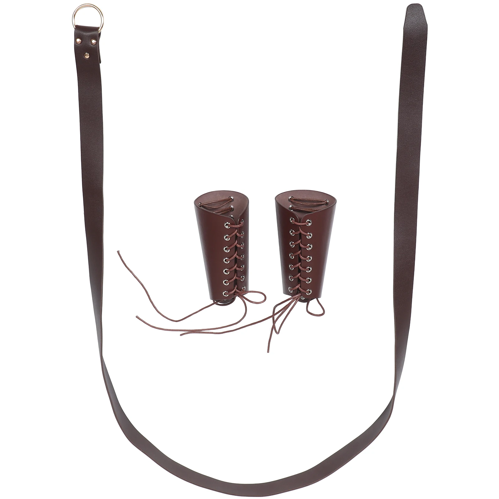 

Wrist Guards Arm Handguard Brown Medieval Accessories Men Renaissance Cosplay Adjustable Arm Guards waist belt for men