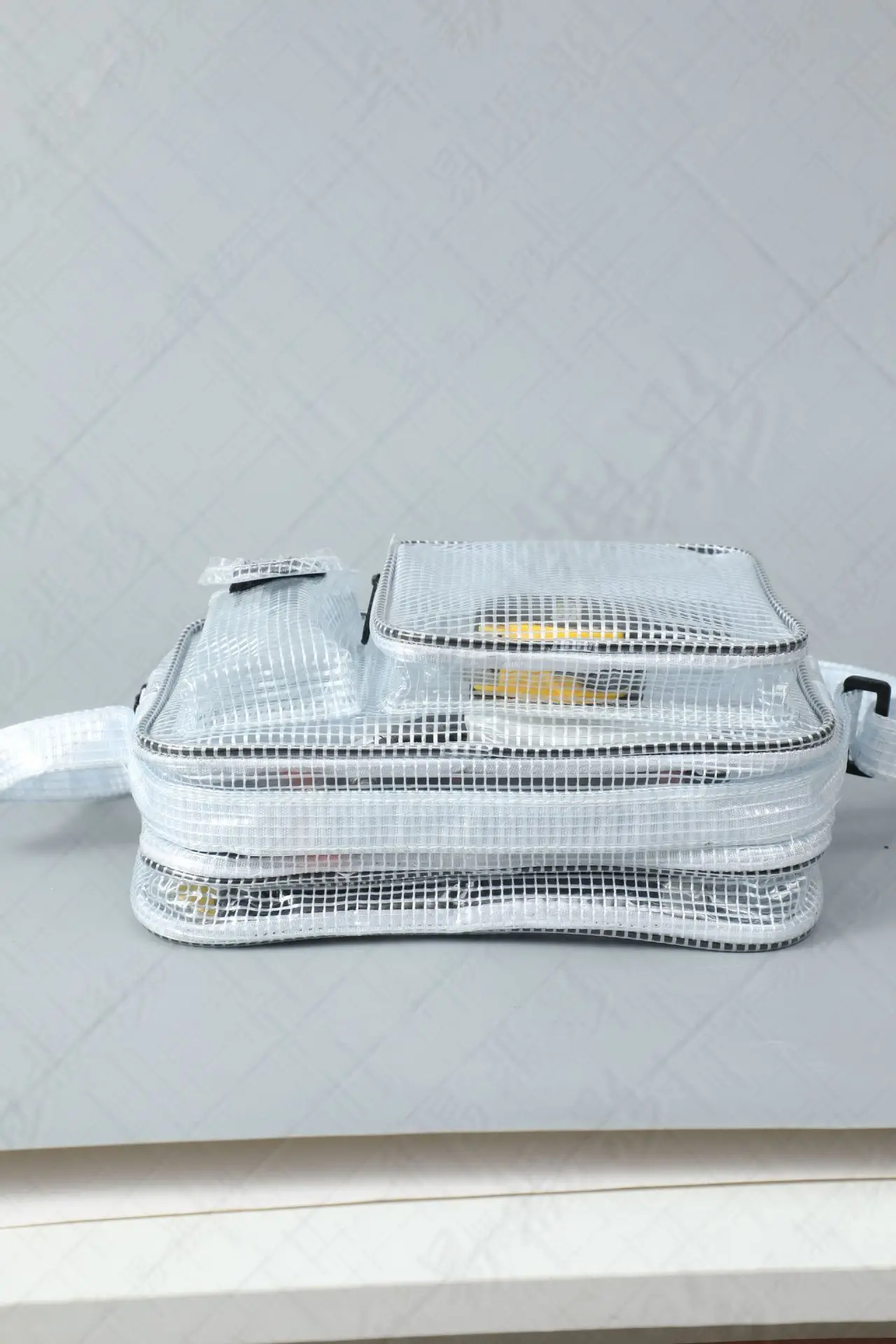 Durable 26 * 19 * 13 Korean Version Dust-free Anti-static Waterproof PVC Double Main Bag Anti-static Tool Shoulder Bag