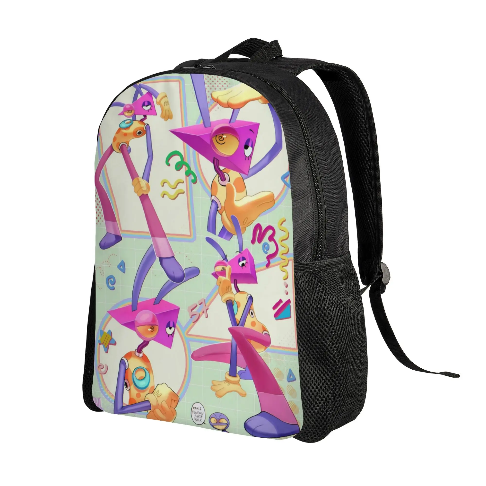 Zoobles Fashion Backpack High School Business A-Amazings D-Digitals C-Circuse Daypack for Men Women College Canvas Bags