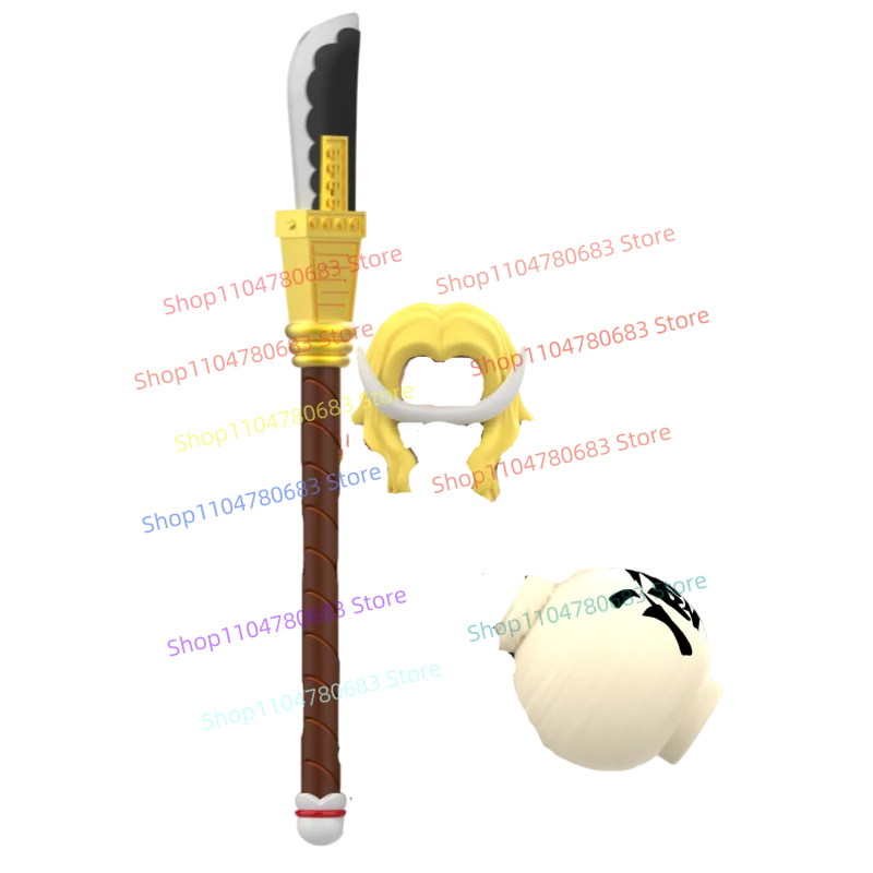 MOC جديد اللبنات دمية دمية صغيرة اكسسوارات اللحية قارب الإبحار اللعب الهدايا الحلي جمع