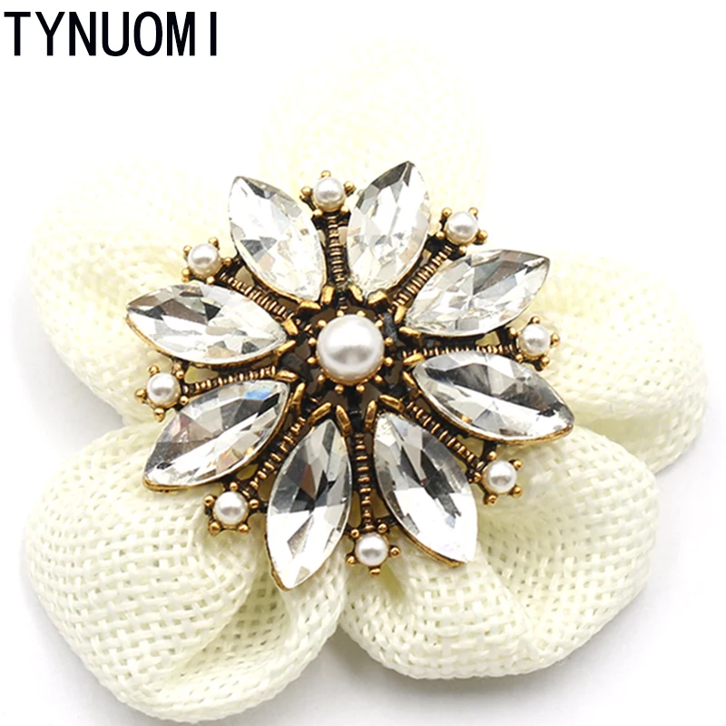 TYNUOMI5PCS42 * 42MM Circular Petal Pearl Glass Horse Eye Is Used For Clothing. Bow Tie, Hair Loop, Jewelry Accessories DIY