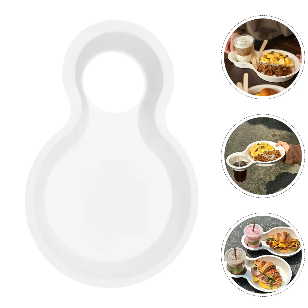 

10pcs Disposable Dishes Creative S wich Drink Holder Stackable Party Supplies Paper Trays Serving Plates Smores Hotdog Barbecue