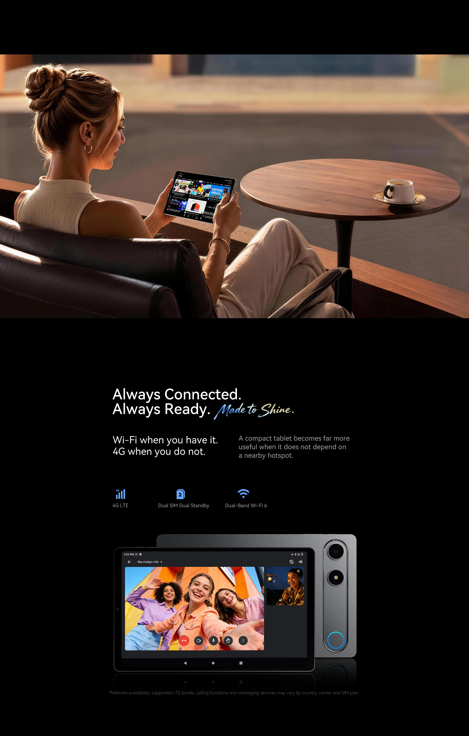 ALLDOCUBE iPlay 80 mini Turbo Tablet 8,8'' 2,5K 120Hz Dimensity 7400 16GB RAM 128GB ROM Android 16 6500mAh 4G LTE Tablet – Detail 7