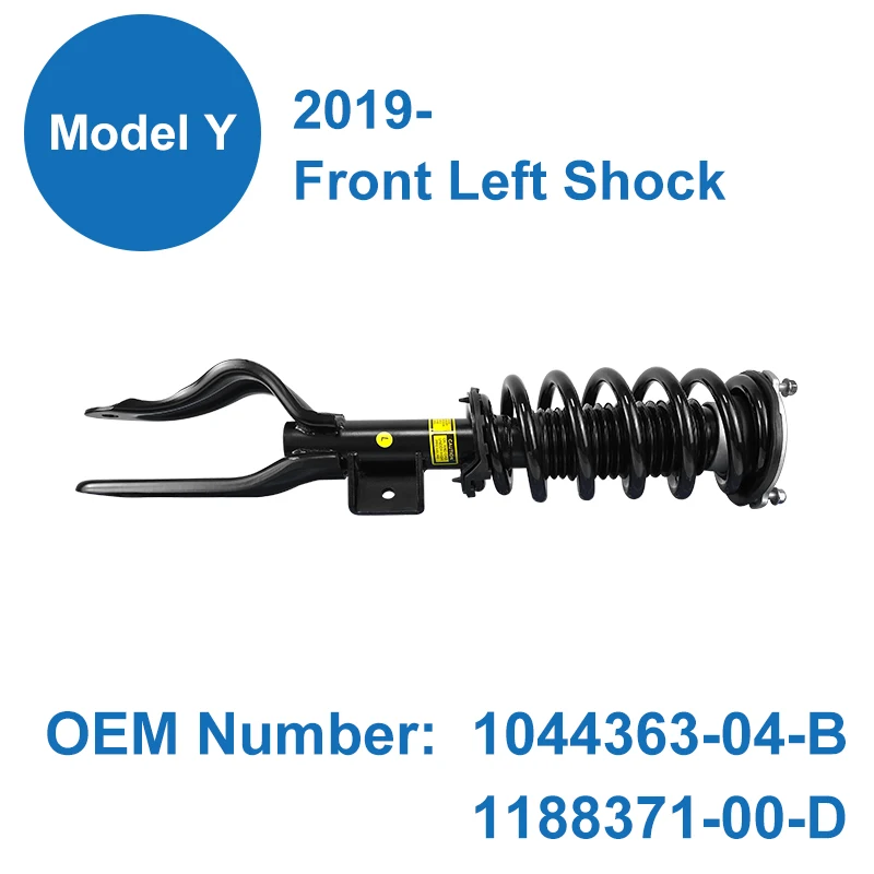 Model Y Front Left Right For Tesla Coil Spring Shock AWD 1044363-04-B 1188371-00-D 1188368-00-E 18 Month Warranty