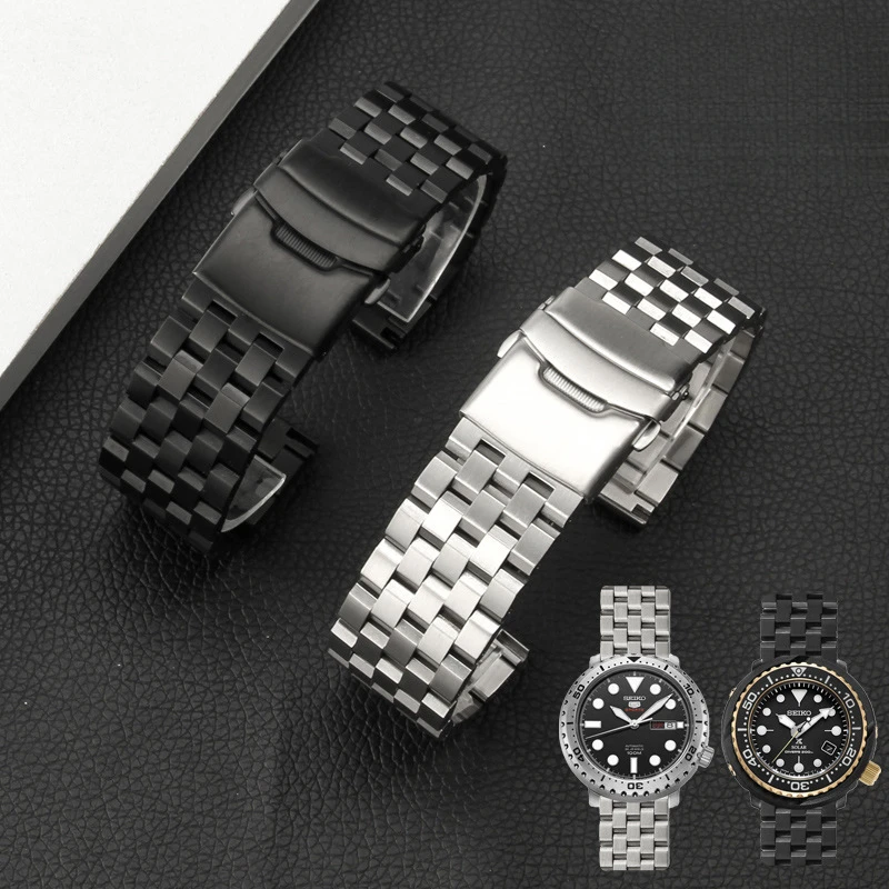 

Ремешок для часов IWC Bertofino Portuguese Seven, мужской, стальной, универсальный, с плоским концом, 22 мм