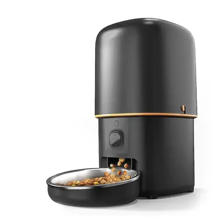 

Smart Pet Feeder Camera Tuya WiFi 4L APP Remote Control For Pets Stainless Steel Bowl Plastic Bowl 1080p HD Video Pet Feeder