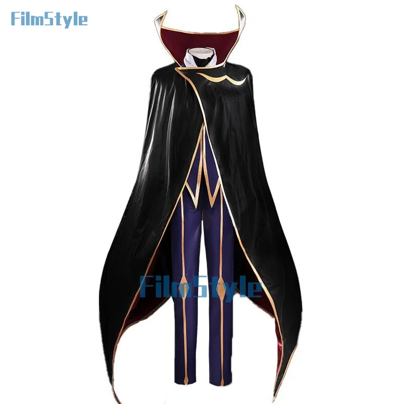 Lelouch of the Rebellion ZERO Cosplay Costume - Uniform with Mask & Cape for Halloween Christmas Carnival Party 2026 - view 6