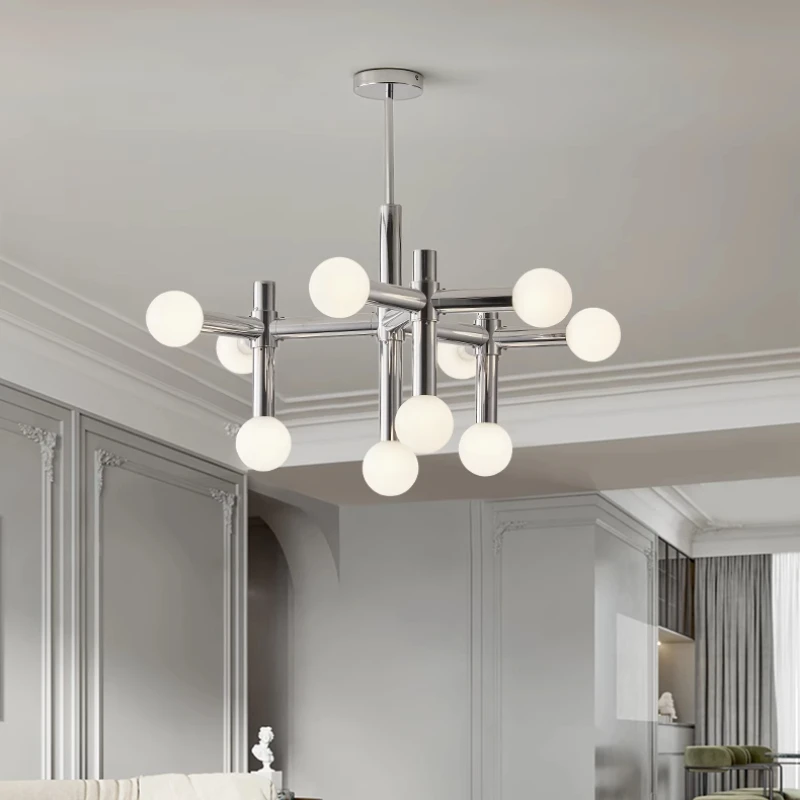 

Medieval Bauhaus style living room chandelier modern minimalist Memphis wabi wind bedroom dining room study light
