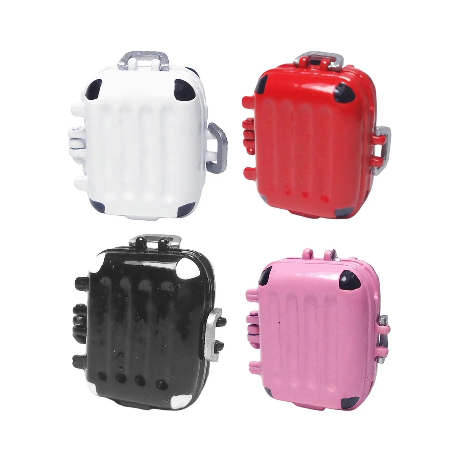 

1/6 миниатюрный чемодан для кукольного домика, дорожный чемодан, мини-мебель, декор, модель для украшения