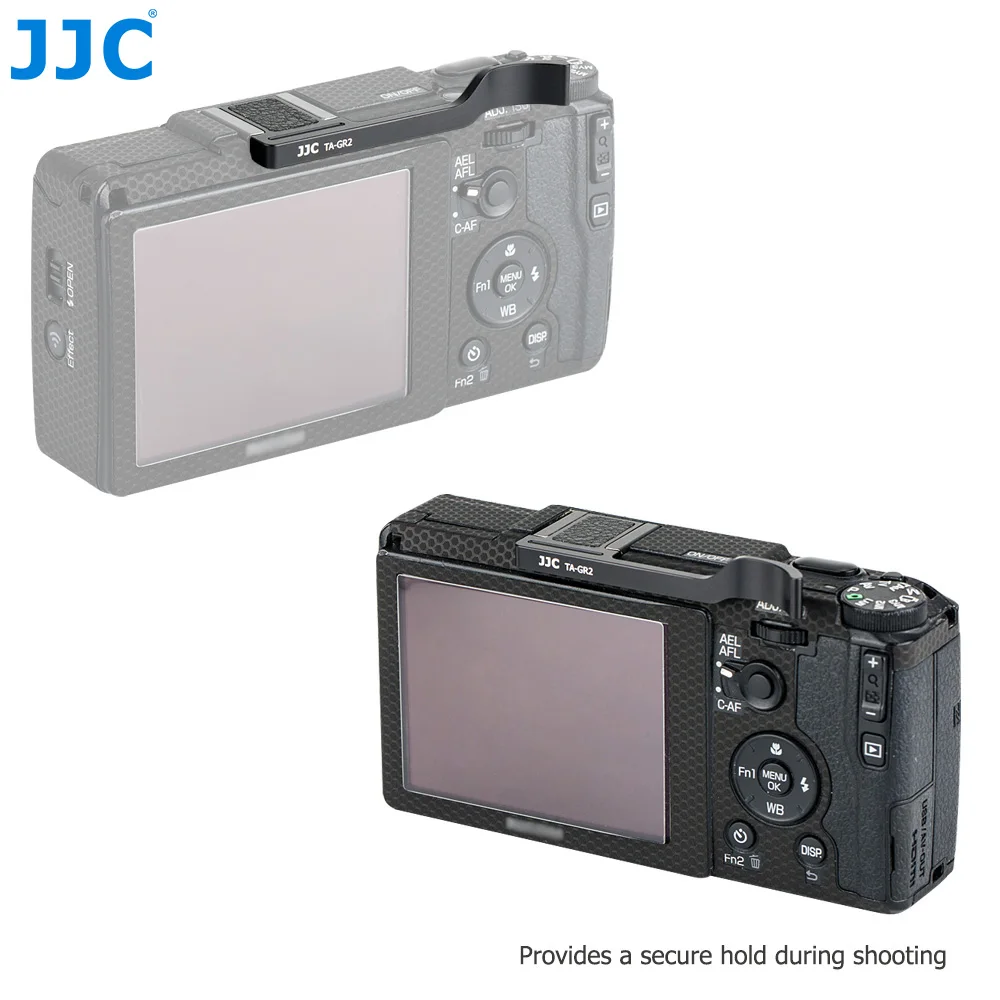 JJC TA-GR2 Thumbs Up Grip for Ricoh GR II GR2 Camera Ricoh GR II GR2 Thumbs Grip GR II Hot Shoe Thumbs Up Grip Ricoh Accessories view 2