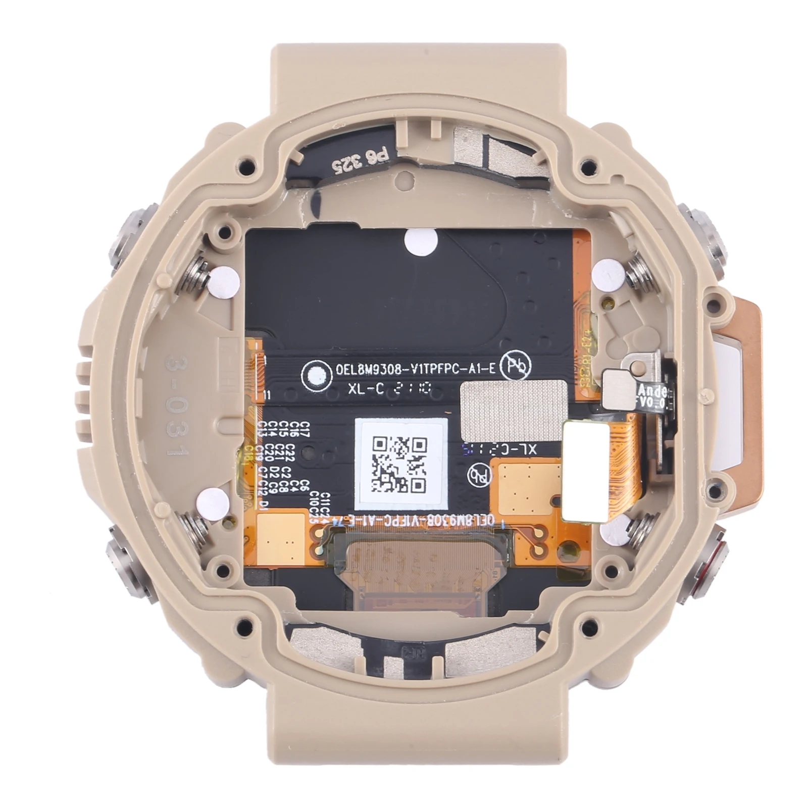 For Amazfit T-Rex Ultra Original LCD Screen Digitizer Full Assembly with Frame Watch LCD Screen Repair Replacement Part