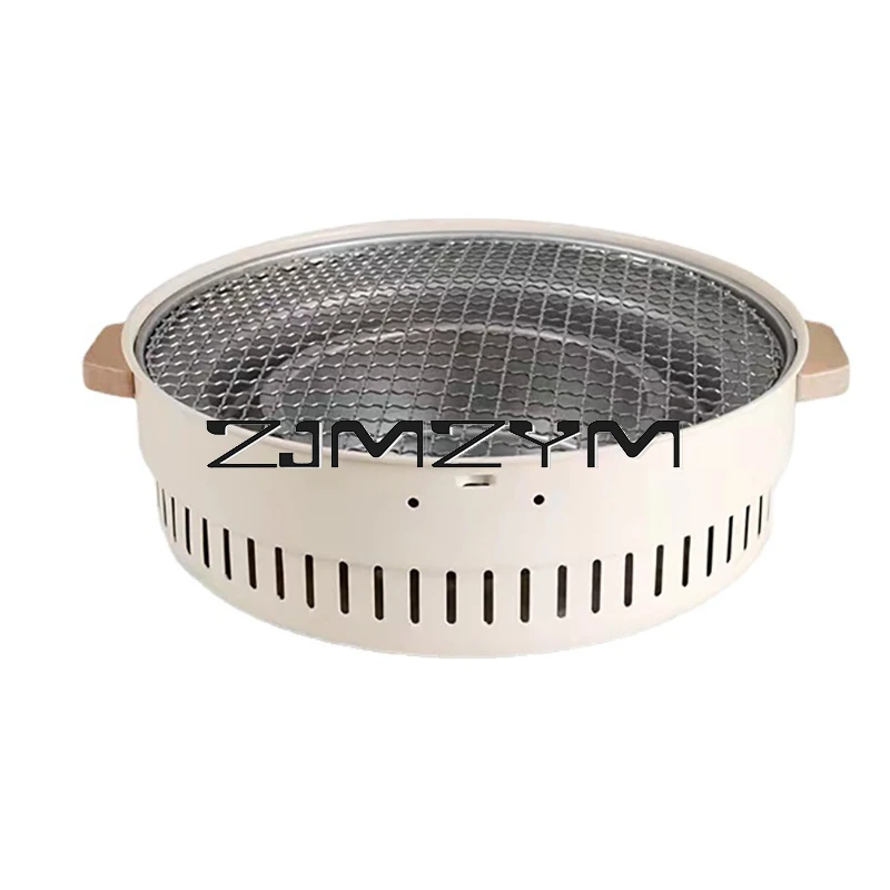 Portable Smokeless Barbecue Grill Pan Home Barbecue Outdoor Camping Charcoal BBQ Stove Grills Mesh